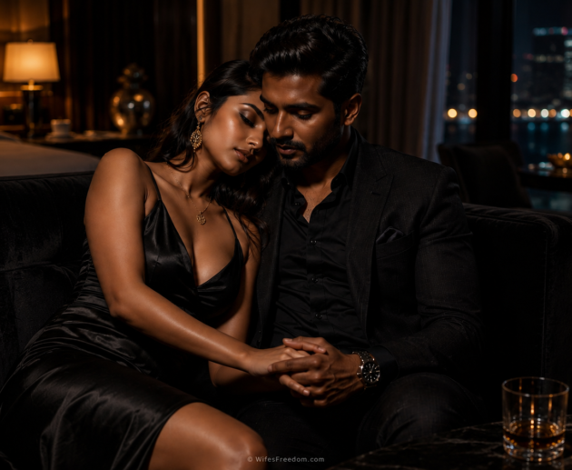 Modern relationship psychology and wife freedom concept highlighting premium lifestyle aesthetics